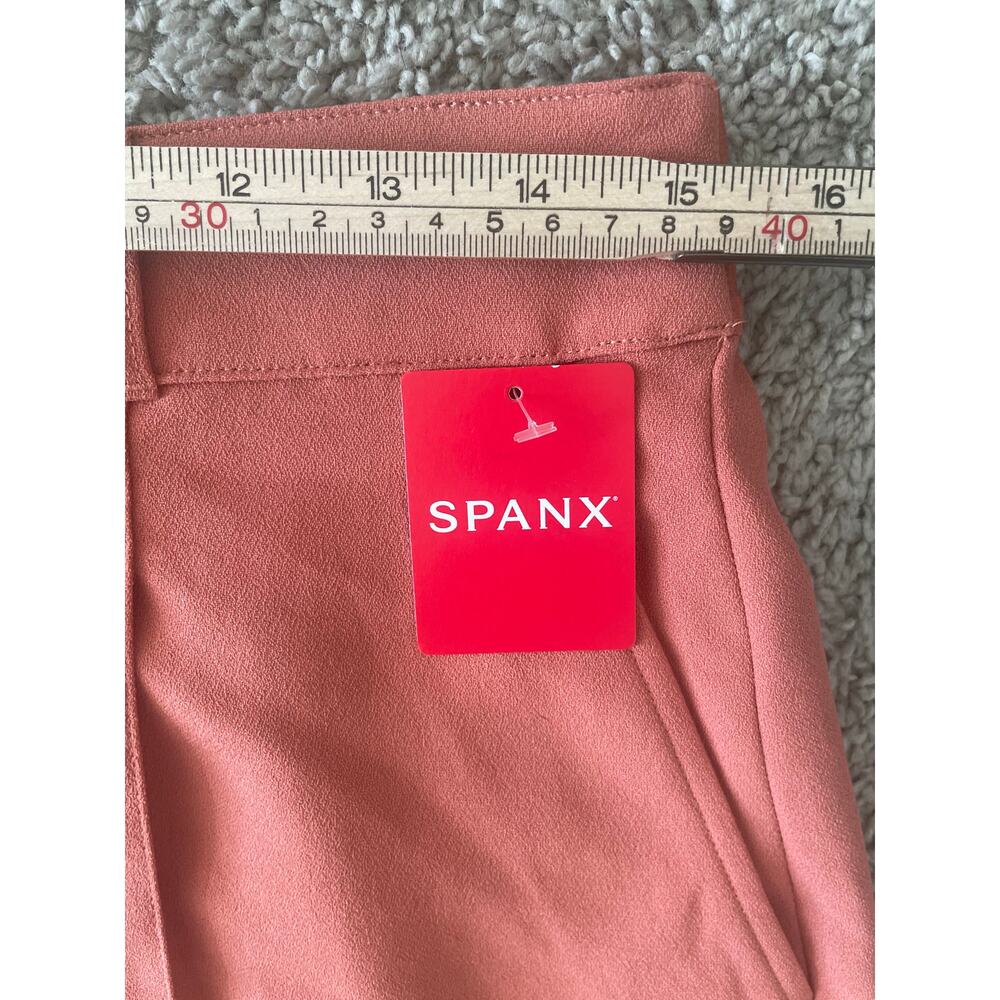 NWT SPANX Carefree Crepe Shorts, Elastic Waist, Sedona, Size Large. 6” inseam - Picture 13 of 14